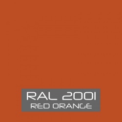 RAL 2001 Red Orange tinned Paint